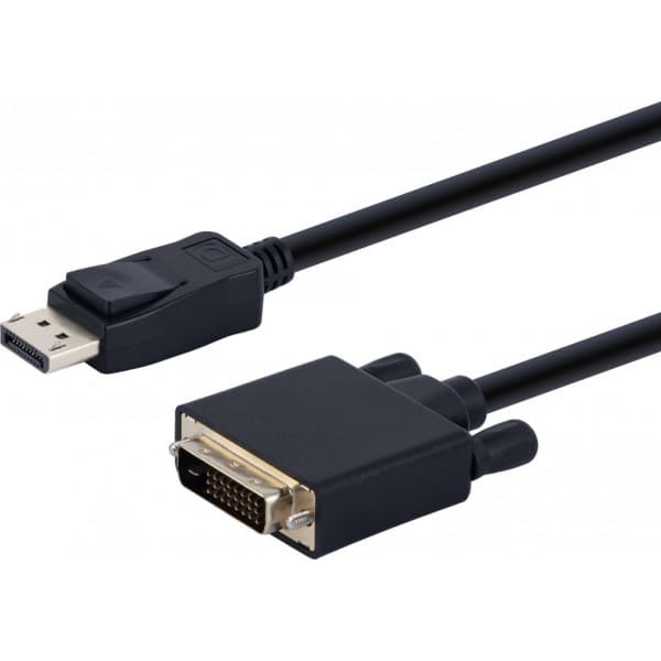 Fuj:tech Displayport - DVI -adapterkabel, 1m