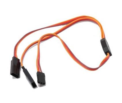 Y - splitterkabel 30 cm (JR) - 0,13mm2 26AWG - platt - MSP