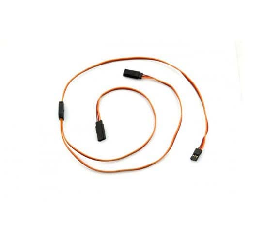 Y - splitterkabel 60 cm (JR) - 0,13mm2 26AWG - platt - MSP