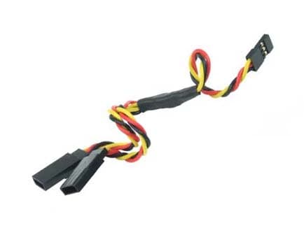 Y - splitterkabel 60 cm (JR) - 0,33mm2 22AWG - snoet - MSP