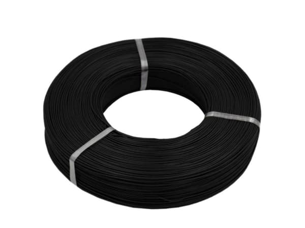 MSP silikonivirtajohto 16AWG 1,3mm2 1m MUSTA