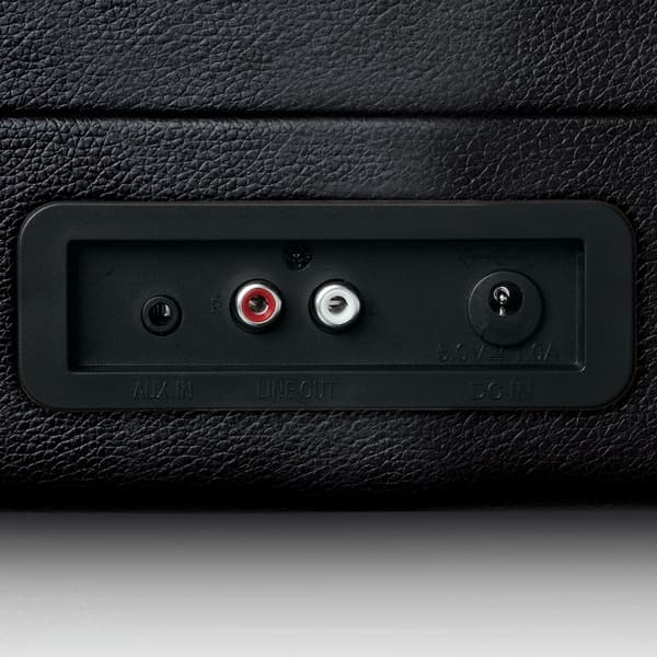 Lenco TT-115BK portabel skivspelare med Bluetooth och USB-inspelning