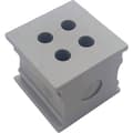 Miniatyrbild 1 av 3: TRU COMPONENTS ELT 4/4 Kabelgenomföring slitsad Kläm-Ø (max.) 4 mm Elastomer Grå 1 st