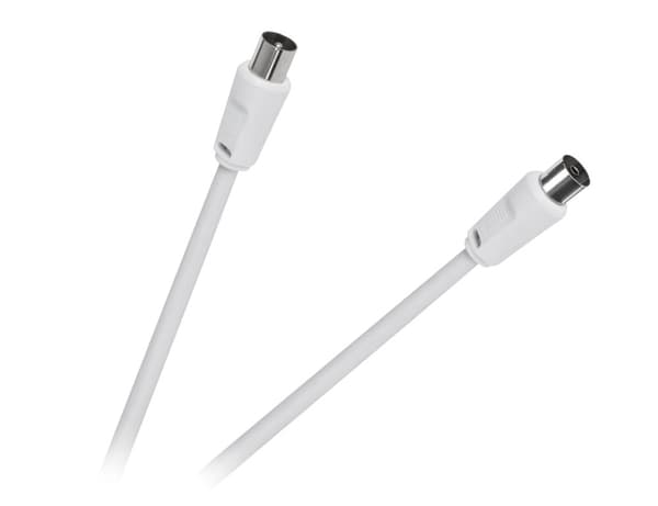 TV - VIDEO kabel hvid 5,0m