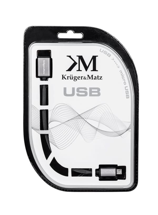 USB - micro USB kabel uttag-kontakt 0,2 m Kruger&Matz