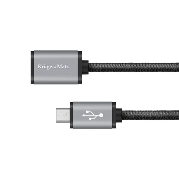 USB - micro USB kabel uttag-kontakt 0,2 m Kruger&Matz