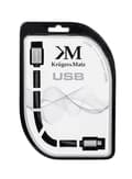 Miniatyrbild 2 av 2: USB - micro USB kabel uttag-kontakt 1,0m Kruger&Matz