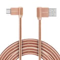 Miniatyrbild 1 av 2: USB-kabel - Typ C Vinkelkontakt 1m 3A Kruger&Matz