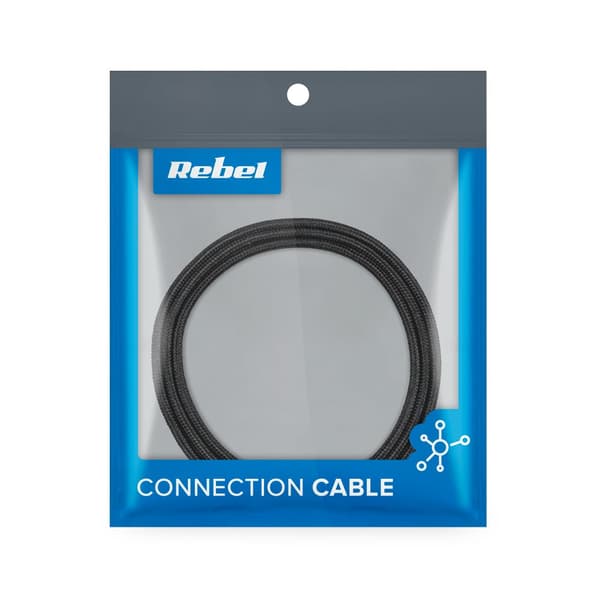 USB-kabel 3-i-1 microUSB, USB Type-C, Lightning 100 cm