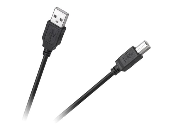 USB-kabel dator-skrivare 1,8m svart