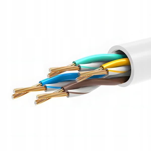 Patchcord U/UTP 5e Montis RJ45 / RJ45 15 m hvid