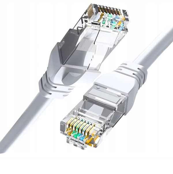 Kabel ETHERNET KABEL Patchkabel U/UTP 5e INTERNET RJ45 / RJ45 20 m vit