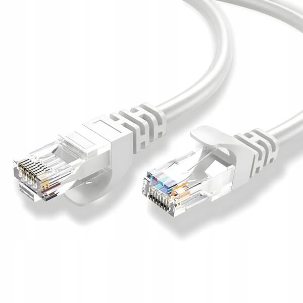 Kabel ETHERNET KABEL Patchkabel U/UTP 5e INTERNET RJ45 / RJ45 20 m vit