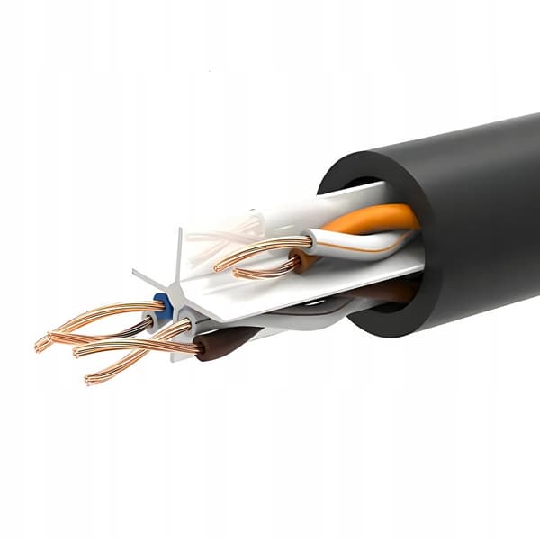 Patchcord U/UTP 6 Montis RJ45 / RJ45 verkkokaapeli 15 m musta INTERNET