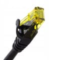 Miniatyrbillede 4 af 6: Patchcord U/UTP 6 RJ45 / RJ45 netværkskabel 25 m sort INTERNET