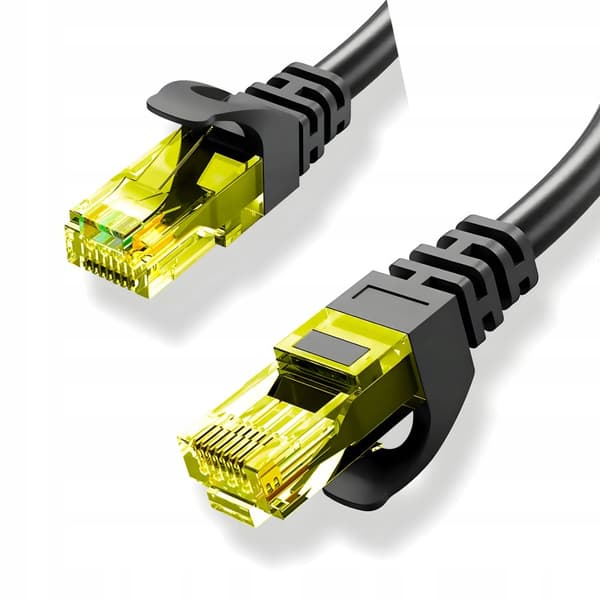 Patchcord U/UTP 6 RJ45 / RJ45 netværkskabel 25 m sort INTERNET