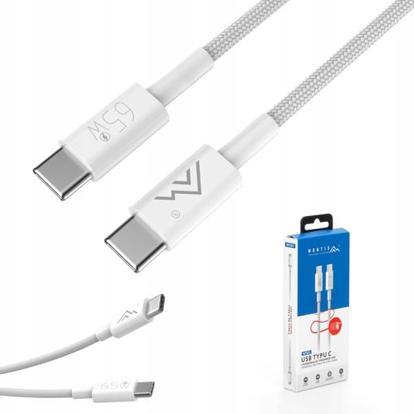 KABEL HURTIG KRAFTIG USBC PD 65W 3.25A TIL SMARTPHONE HURTIG OPLADNING