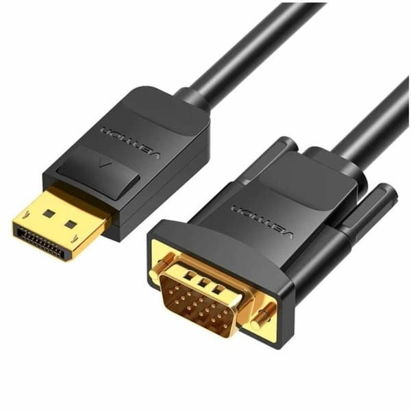 DisplayPort till VGA Adapter Vention HBLBG Svart 1,5 m