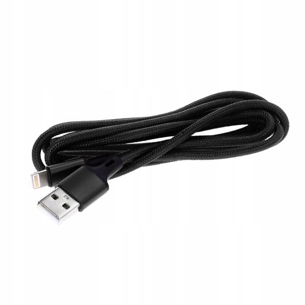 FORSTÆRKET USB-KABEL LYN IPHONE NYLON 2.4A