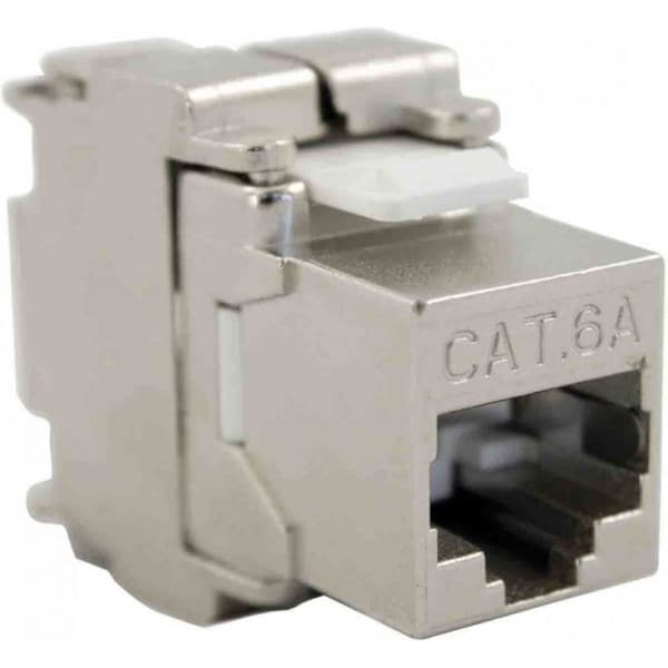 Fuj:tech CAT6A "Tool-free" RJ45-modulaariliitin, uros