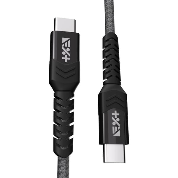 NÄSTA EN Flätad USB-C / USB-C-kabel 1,2 m Space Grey