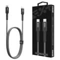 Miniatyrbild 1 av 7: NÄSTA EN Flätad USB-C / USB-C-kabel 1,2 m Space Grey