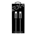 Miniatyrbillede 6 af 7: NEXT ONE Metallisk USB-C / USB-C-kabel 1,2 m Space Grey