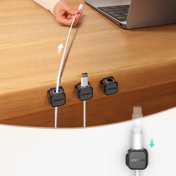 Joyroom Magneettinen kaapelinjärjestäjä 6-pack - Svart