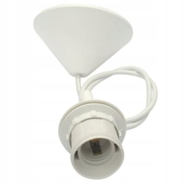 E27 taklampssockel VIT E27 lampsockel med kabel