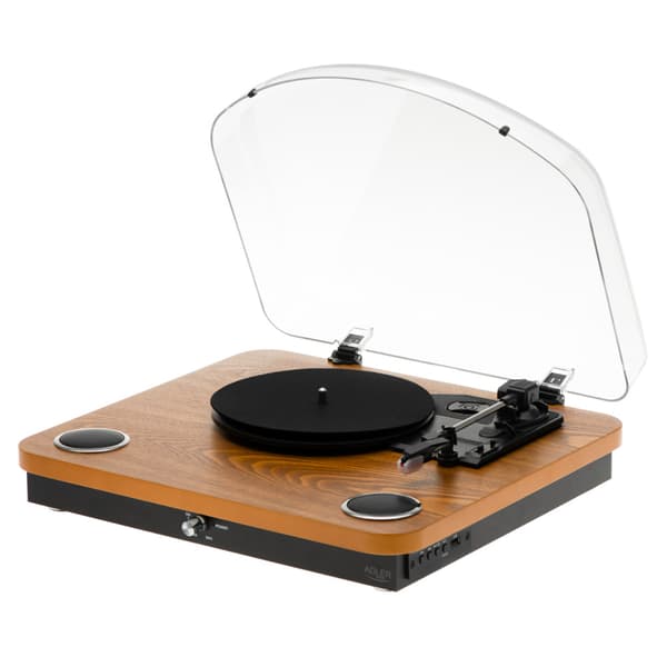 Platespiller med USB-opptak, Bluetooth og tre hastigheter
