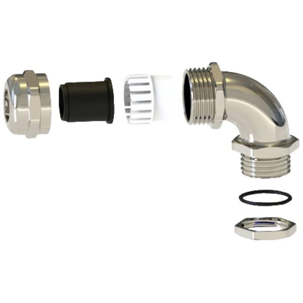 TRU COMPONENTS TC-11447408 Kabelförskruvning M50 x 1.5 Mässing (förnicklad) Metall 1 st