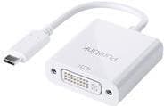 PureLink IS190 USB-C til DVI-adapter - 1080p - iSeries 0,10m, hvid