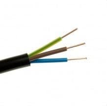 Jordledning YKY 0,6/1 kV 3x2,5 mm2 SORT ELEKTRISK KABEL 100 m