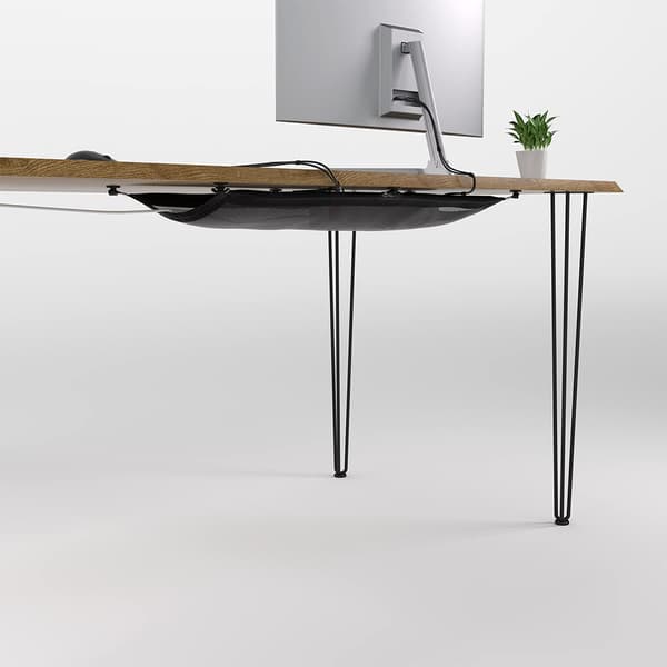 Kabelkurv med tilbehør, maskevidde 66 × 30 cm