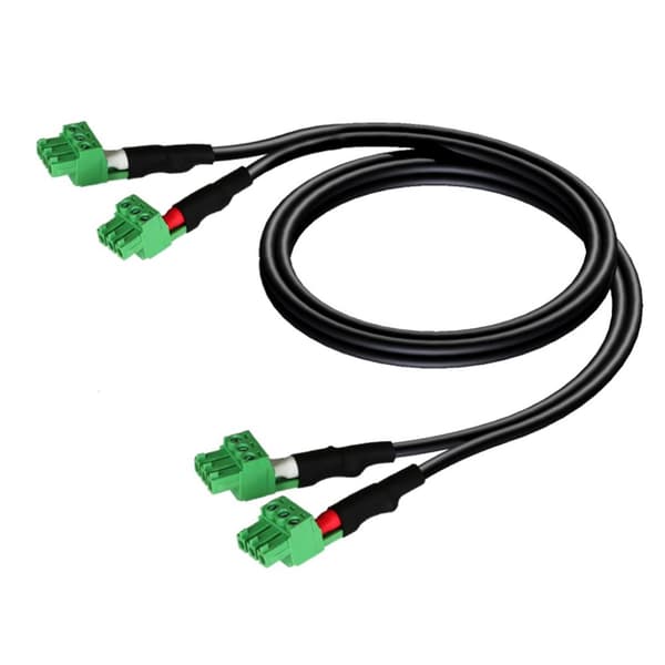 AUDAC CLA830 signalkabel 1 m Svart, Grön