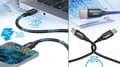 Miniatyrbillede 5 af 11: Nylon USB-C/USB-C opladerkabel til Samsung