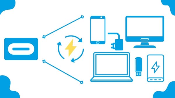 Nylon USB-C/USB-C opladerkabel til Samsung