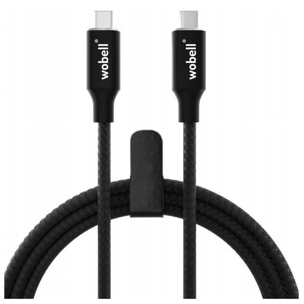 Nylon USB-C/USB-C opladerkabel til Samsung