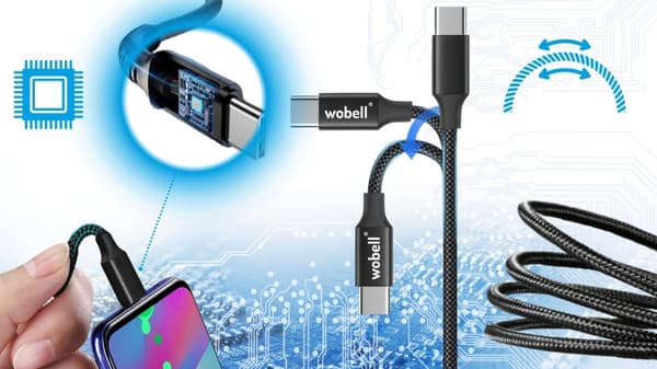 USB-C QC 3.0 2.4A kabel 1,8 meter LANG