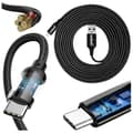 Miniatyrbillede 11 af 11: USB-C QC 3.0 2.4A kabel 1,8 meter LANG