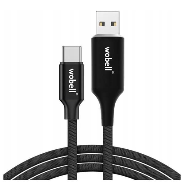 USB-C QC 3.0 2.4A kabel 1,8 meter LANG