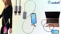 Pikkukuva 5 / 9: USB-C-kaapeli USB-C pikalatauslatausnauha puhelimelle pitkä