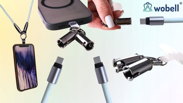 USB-C-kaapeli USB-C pikalatauslatausnauha puhelimelle pitkä