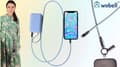 Pikkukuva 9 / 9: USB-C-kaapeli USB-C pikalatauslatausnauha puhelimelle pitkä