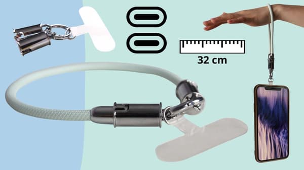 USB C Telefonopladerkabel USB C til iPhone Samsung Kort Hurtig QC