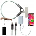 Miniatyrbillede 1 af 7: USB C Telefonopladerkabel USB C til iPhone Samsung Kort Hurtig QC