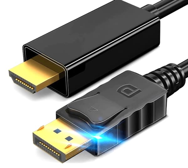 KABEL DISPLAYPORT til HDMI 4k DP-HDMI 1,8m