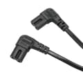 Miniatyrbild 4 av 11: IEC320 C8 till Dual C7 sladd hane till hona 1 in 2 ut växelströmsdelarkabel för LCD-skärm bordslampa 100‑250V