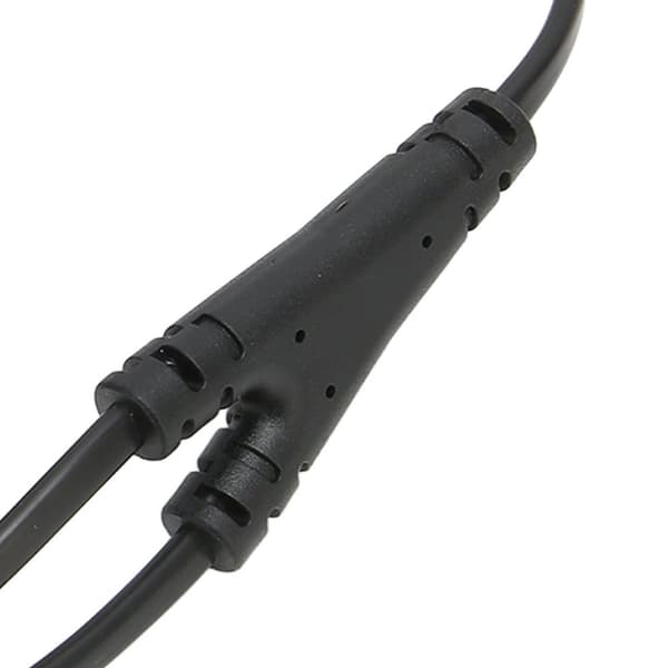 IEC320 C8 till Dual C7 sladd hane till hona 1 in 2 ut växelströmsdelarkabel för LCD-skärm bordslampa 100‑250V
