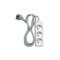 Miniatyrbild 2 av 2: CHACON Power strip 3 uttag 16A 1,5m vit